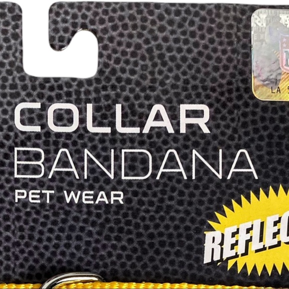 NWT Pets First Green Bay Packers Dog Reflective Collar Bandanna - Picture 8 of 15